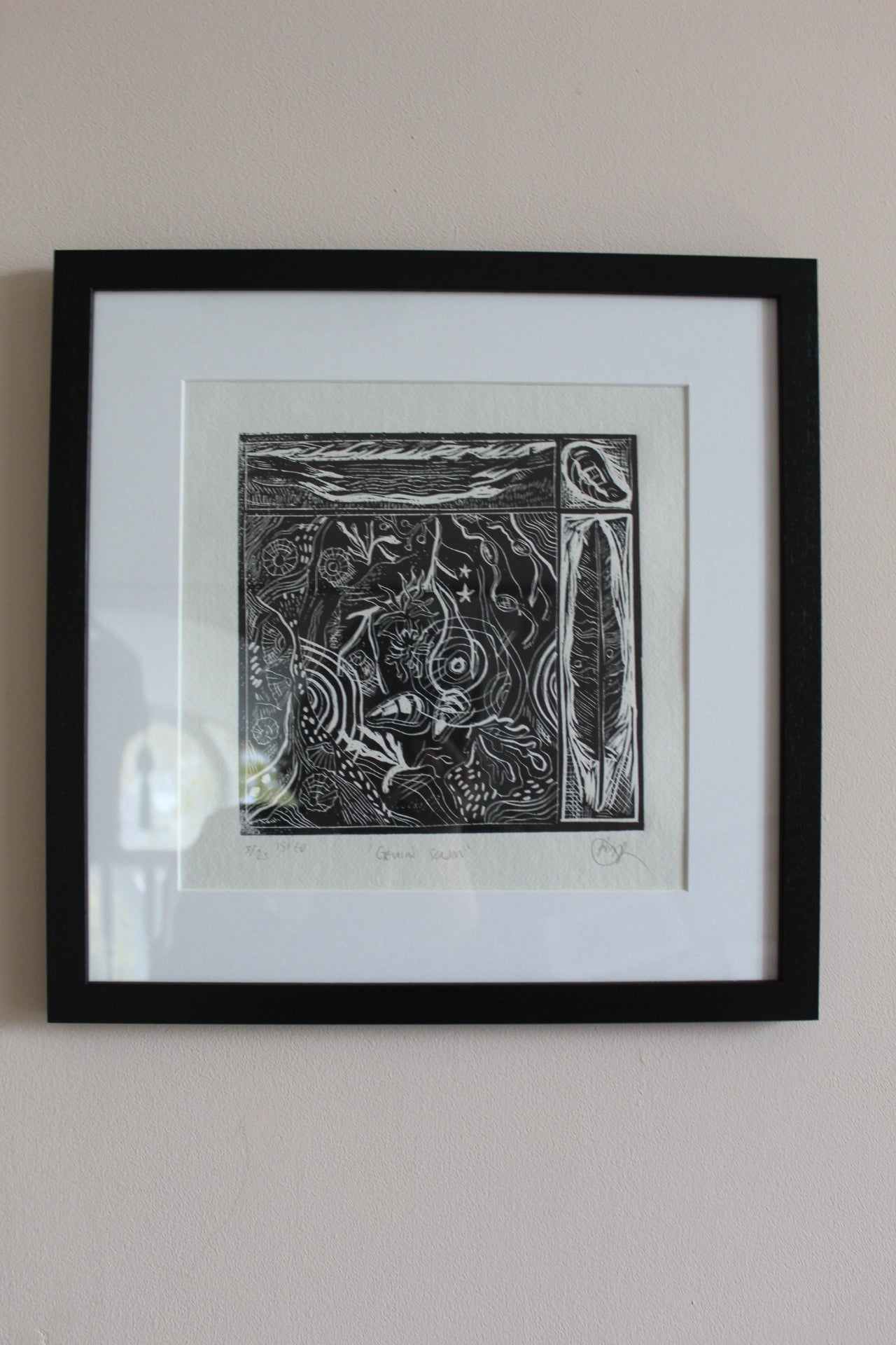'Gemini season' Framed limited edition print