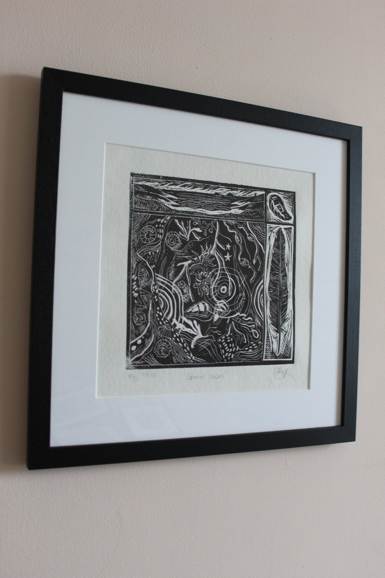 'Gemini season' Framed limited edition print