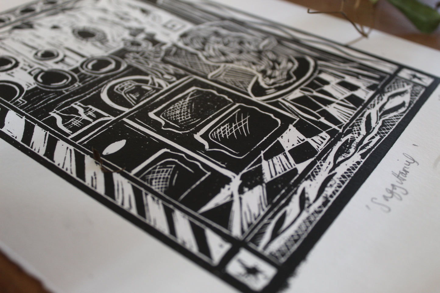 Sagittarius season print 2024, limited edition lino print