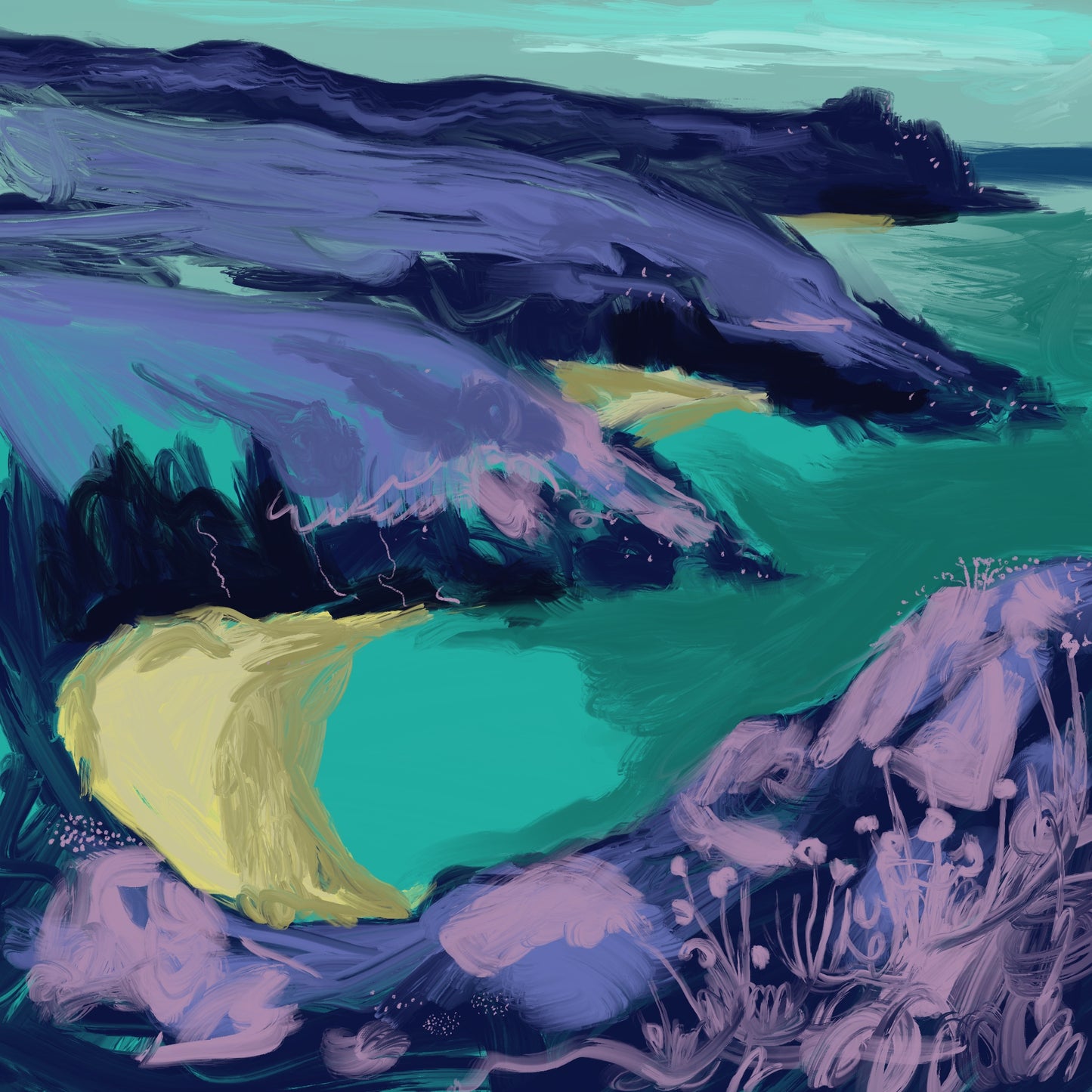 RESTOCK COMING SOON - Pack of 4 West Cornwall greetings Card