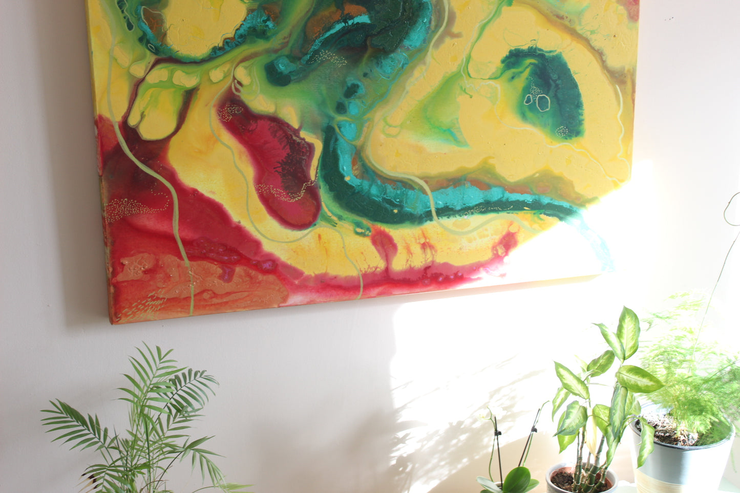 'The Mother' Original painting on canvas, 100x100cm