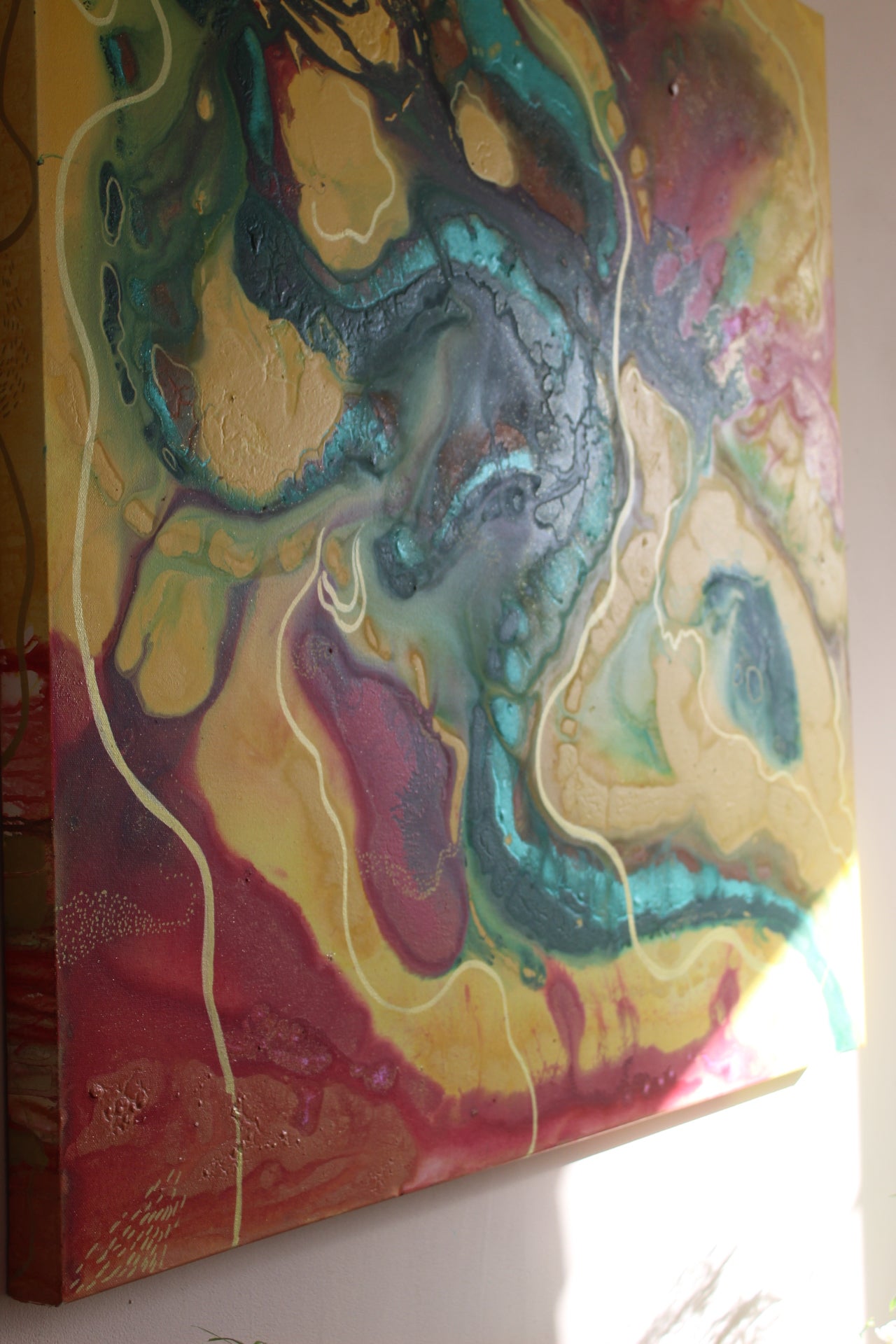 'The Mother' Original painting on canvas, 100x100cm
