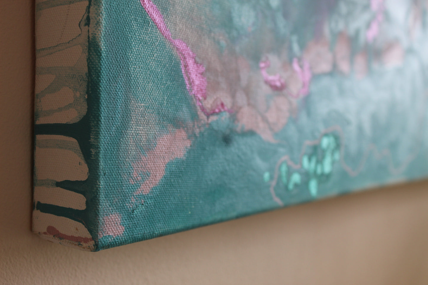 'Shoaling' Original painting on canvas, 91x76cm