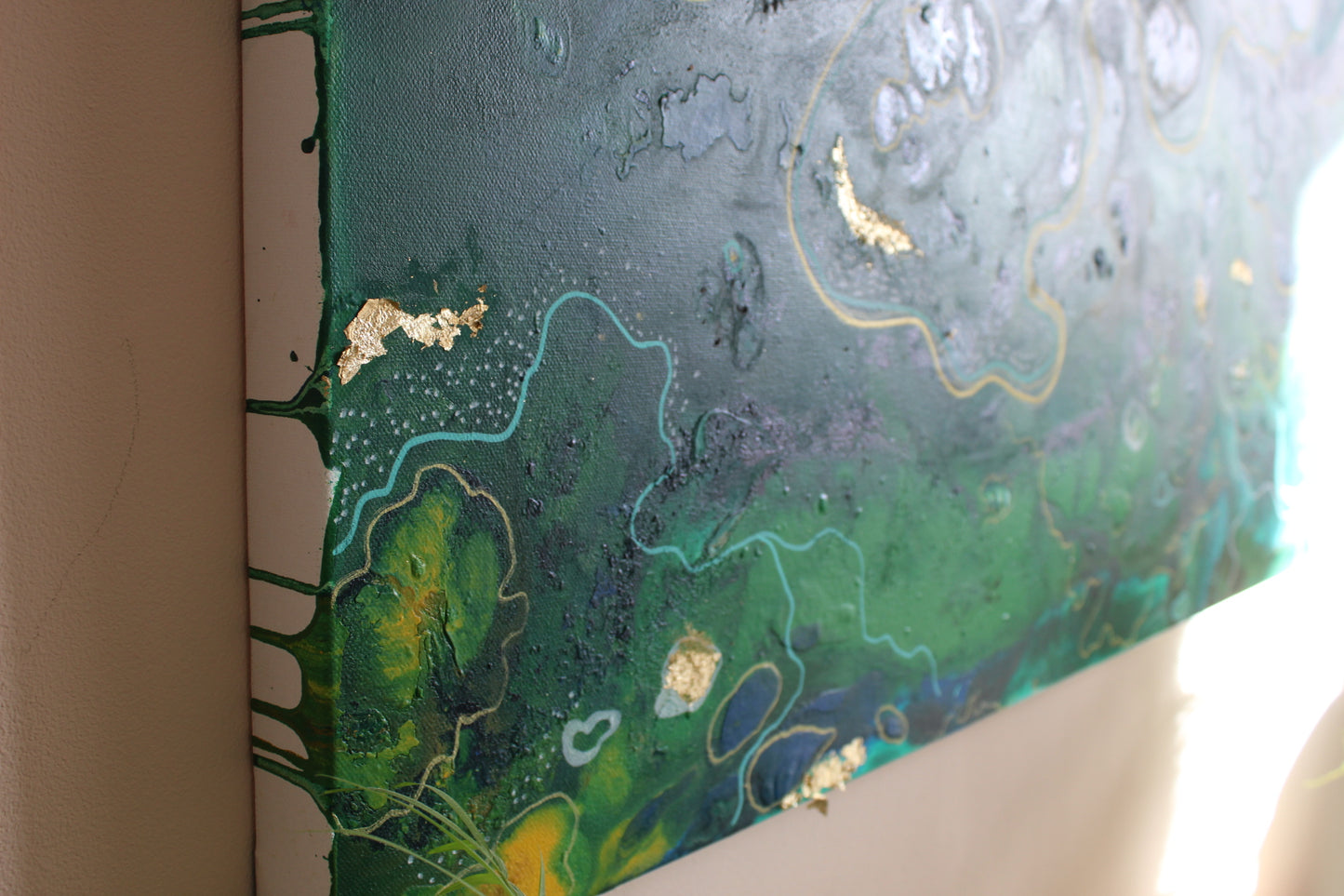 'Following' Original painting on canvas, 91x61cm