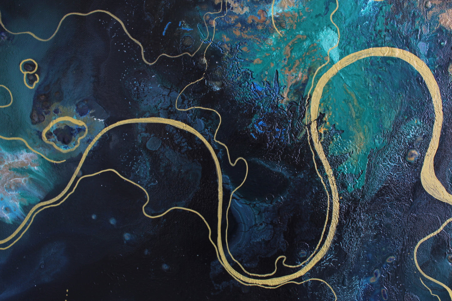 'All I have is a river' Original painting on canvas, 92x61cm