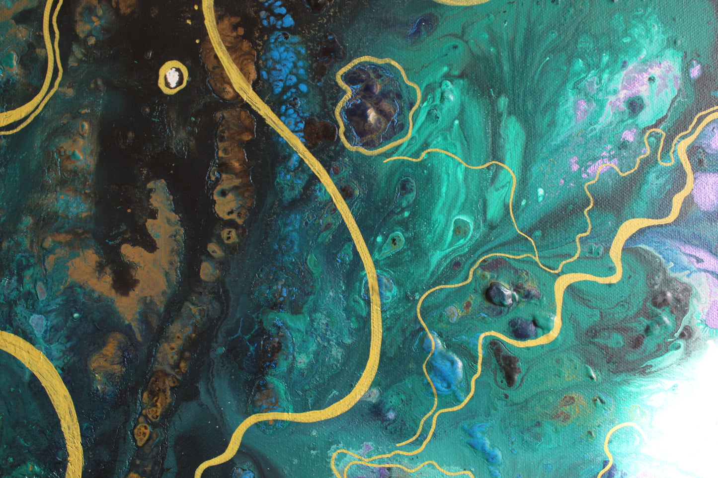 'All I have is a river' Original painting on canvas, 92x61cm