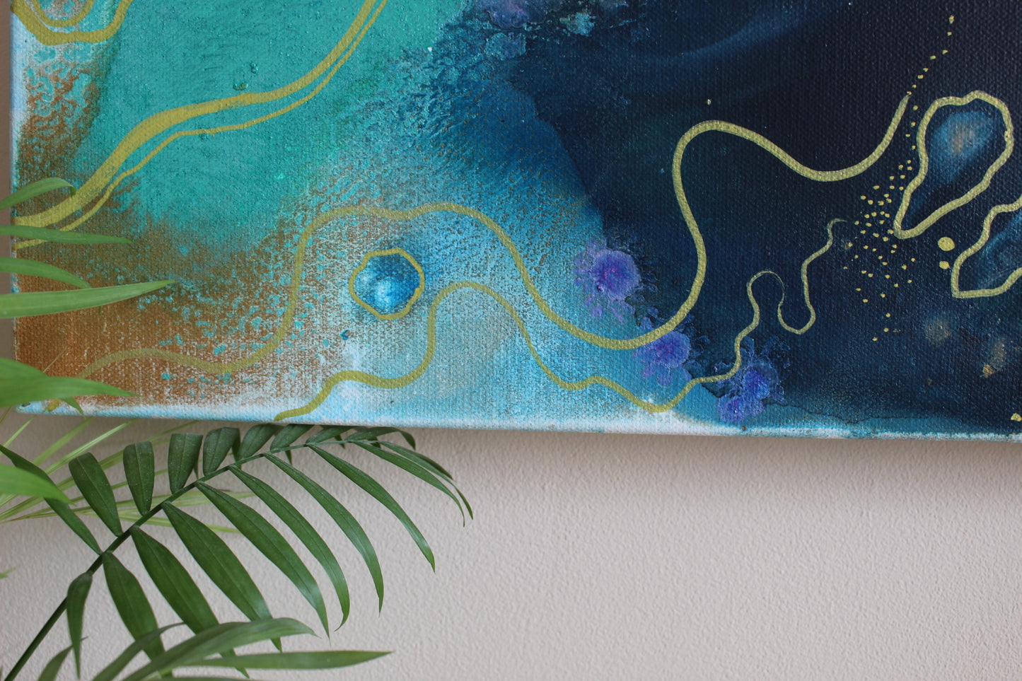 'All I have is a river' Original painting on canvas, 92x61cm