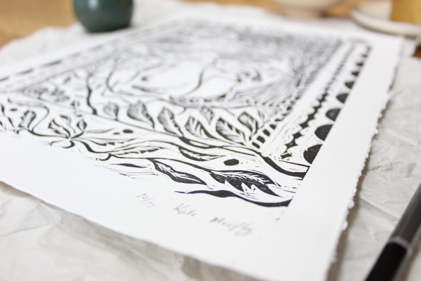'Fly Agaric' Lino Print