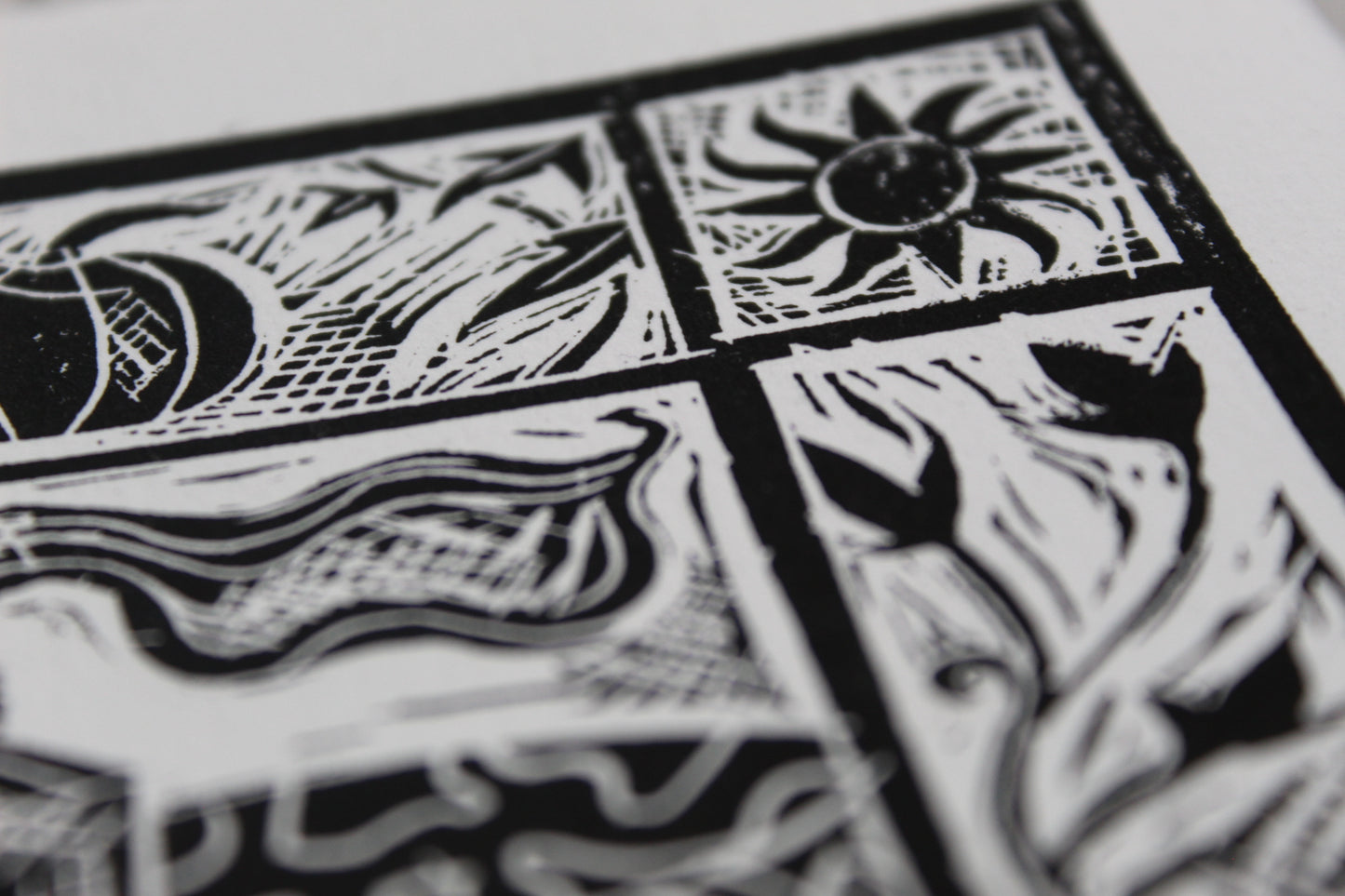 'Scotts Farm' Limited Edition Lino Print 25x18cm