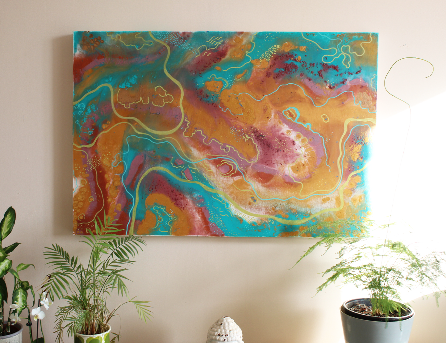 'Joy' Original painting on canvas, 91x61cm