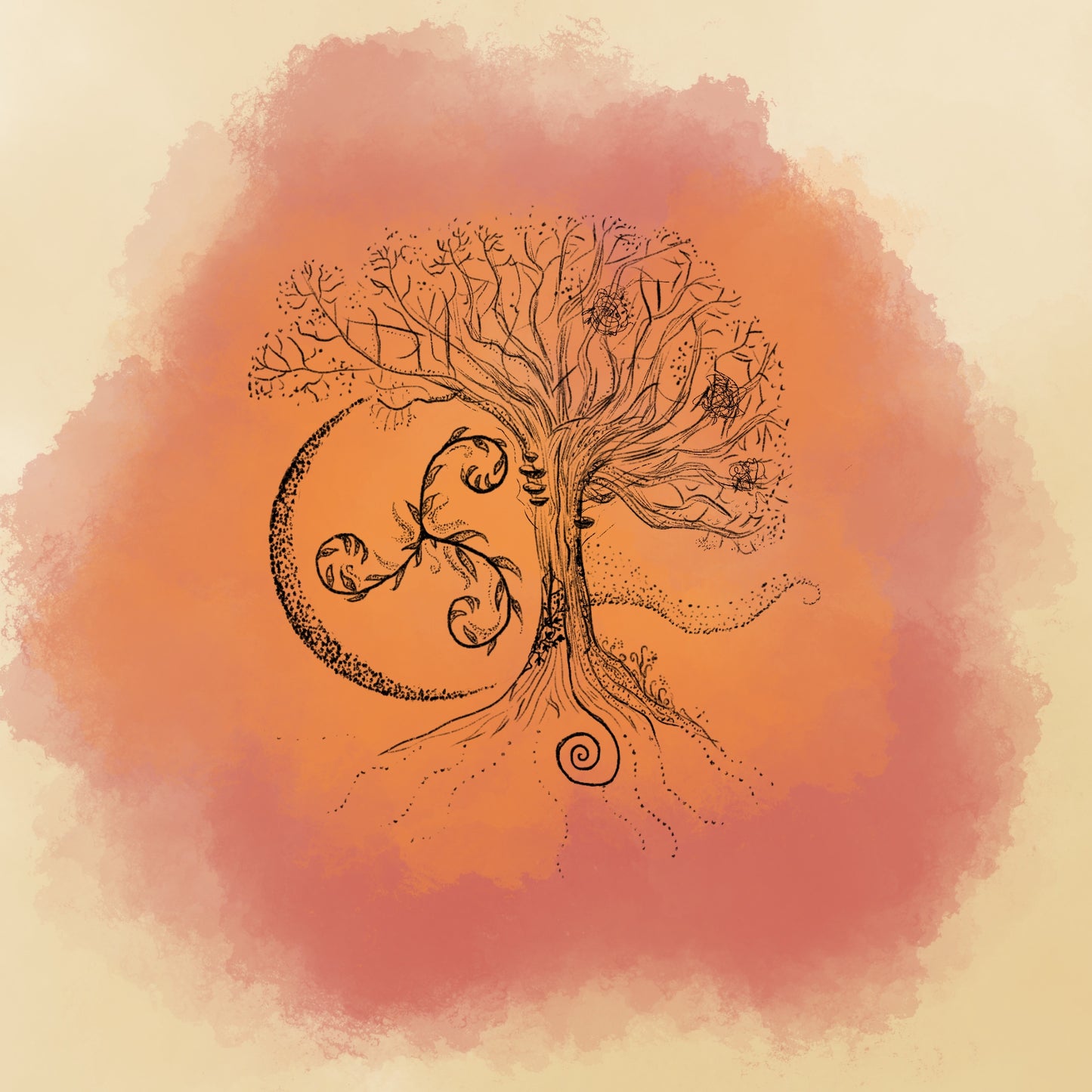 'Tree of life' Pagan Greeting card