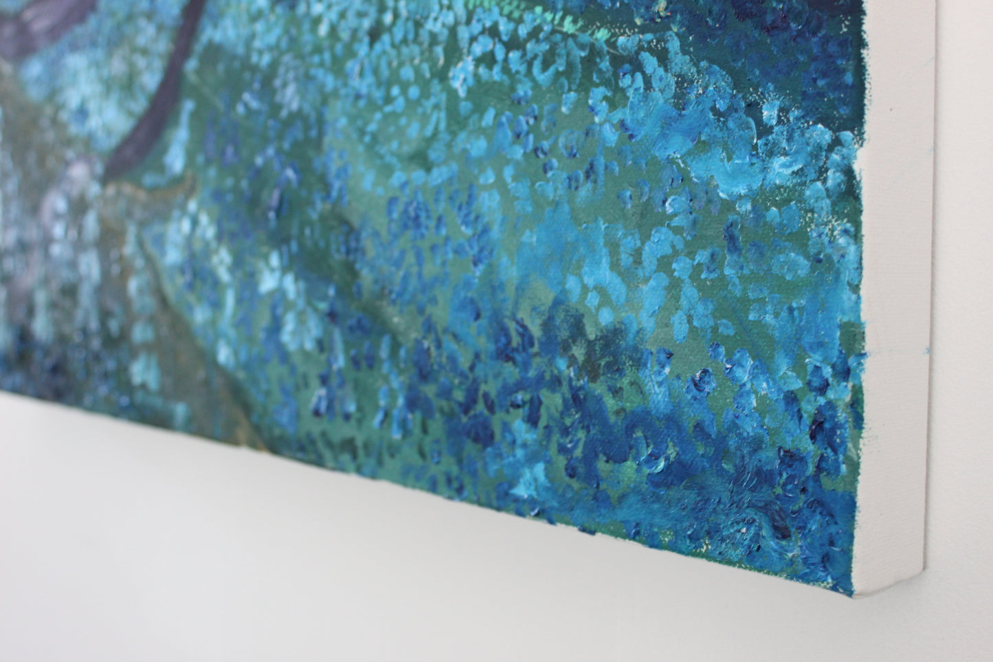 'Blue Woodlands' Original oil on canvas, 60x60cm