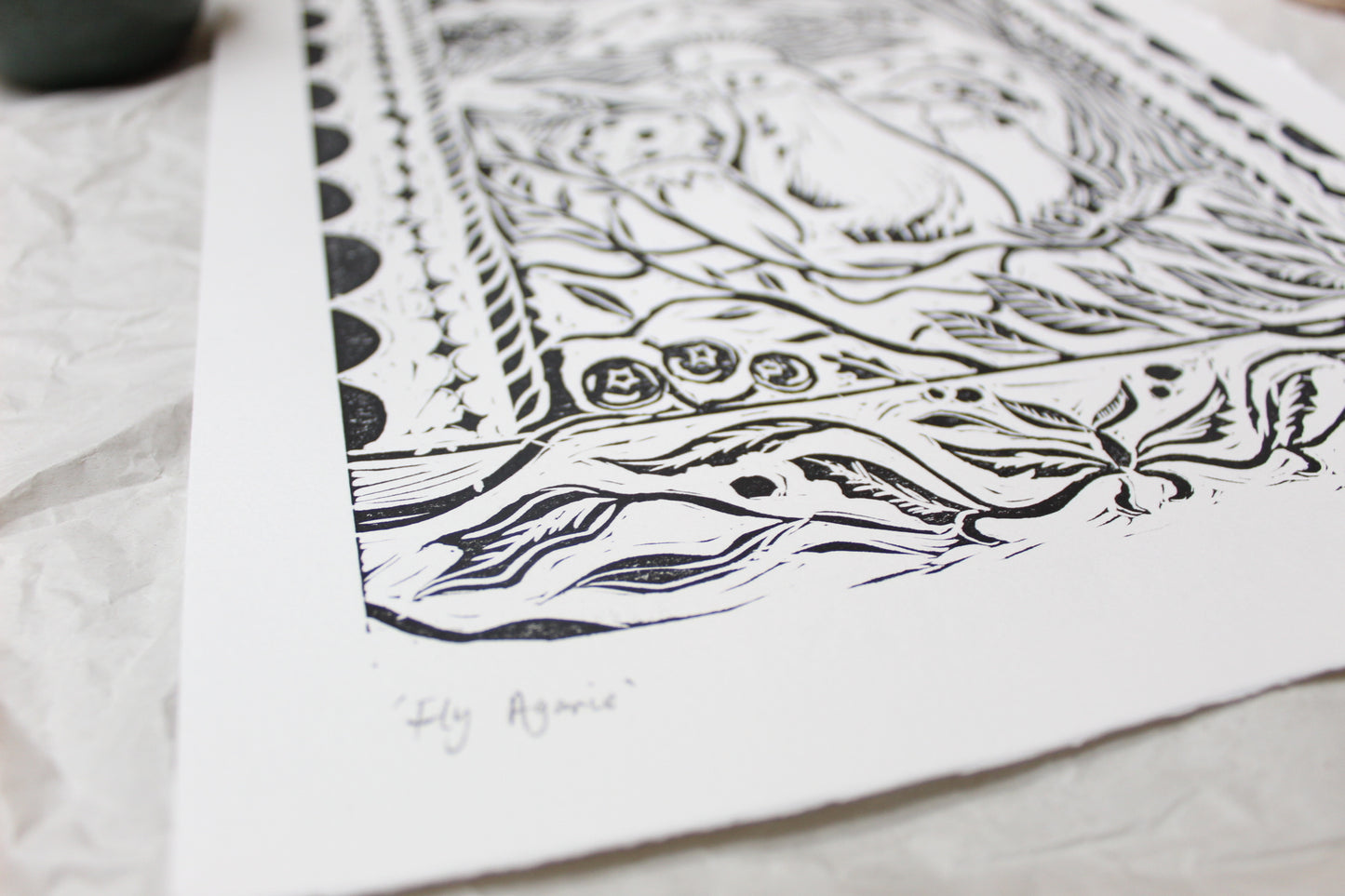 'Fly Agaric' Lino Print